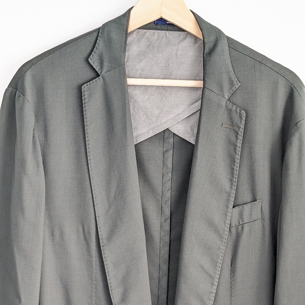 1901 • Extra Trim Fit Olive Blazer - Picture 2 of 8